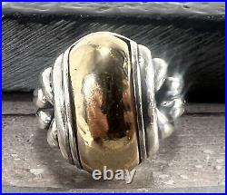 RETIRED JAMES AVERY 14KT/925 KNOTTED DOME RING Sz 6.75 17.5 Grams RETIRED JAMES AVERY 14KT/925 KNOTTED DOME RING Sz 6.75 17.5 Grams