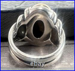 RETIRED JAMES AVERY 14KT/925 KNOTTED DOME RING Sz 6.75 17.5 Grams RETIRED JAMES AVERY 14KT/925 KNOTTED DOME RING Sz 6.75 17.5 Grams