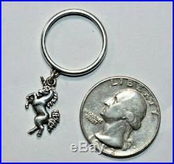 RETIRED JAMES AVERY Sterling Silver 925 UNICORN Dangle Charm Ring Sz- 6 WithBox