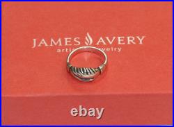 RETIRED JAMES AVERY Sterling Silver Friendship Shaking Hands Ring SZ 6