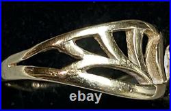 RETIRED James Avery 14K Yellow Gold Ring Size 6.25 RARE