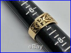RETIRED James Avery 14k Yellow Gold Scrolled Adoree Ring Size 7 FREE SHIPPING