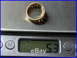 RETIRED James Avery 14k Yellow Gold Scrolled Adoree Ring Size 7 FREE SHIPPING
