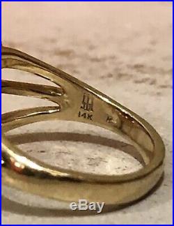 RETIRED James Avery 14kt Garnet Gold Ring