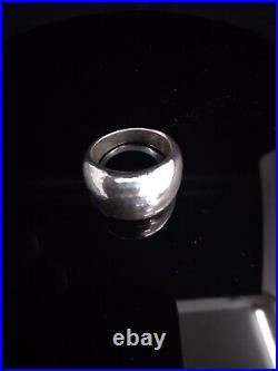 RETIRED James Avery 925 Silver Large Hammered Dome Ring Sz 8.5 RETIRED James Avery 925 Silver Large Hammered Dome Ring Sz 8.5
