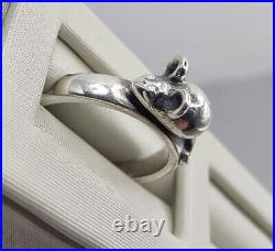 RETIRED James Avery Bitsy Mouse Ring Sterling Silver Size 5.5
