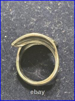 RETIRED James Avery Sterling Silver 925 Double Leaf Wrap Ring, Size 6 RETIRED James Avery Sterling Silver 925 Double Leaf Wrap Ring, Size 6
