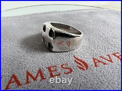 RETIRED James Avery Sterling Silver 925 Greek Cross Ring Size 9.5