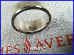 RETIRED James Avery Sterling Silver Cross Ezperanza Ring Size 9.0