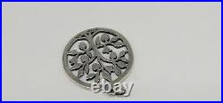 RETIRED James Avery Sterling Silver Round Tree Of Life Charm Uncut Ring FREESHIP