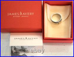 RETIRED R A R E James Avery Sterling Silver Wide Cross Ring Size 8.25