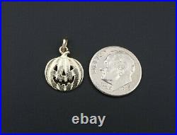 Rare Early James Avery Jack-O-Lantern Pumpkin Charm UnCut Ring CM-886 CHS1461