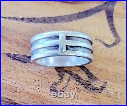 Rare James Avery Retired Cross Band Ring Size 9 Unisex NEAT Piece