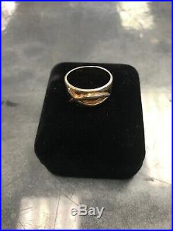 Rare Retired James Avery 14K Gold Christian Symbol Ichthus Fish Ring