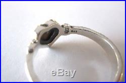Rare Retired James Avery 14k & Sterling Silver Heart Ring, Size 8