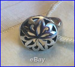 Rare Retired James Avery Moroccan Cushion Ring Sz 10 Sterling Silver Box Pouch