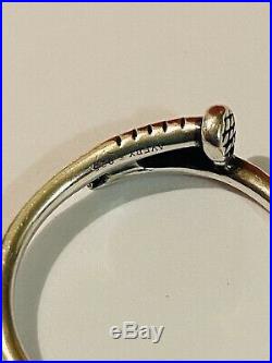 Rare Retired James Avery Sterling Silver Nail Ring size 7.5