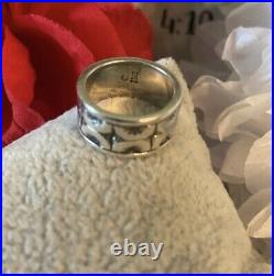 Rare Retired James Avery Sterling Silver Ring Size 4