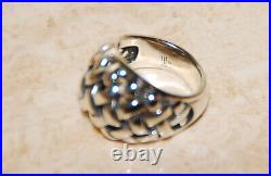 Rare & Retired James Avery Woven Dome Ring Size 10