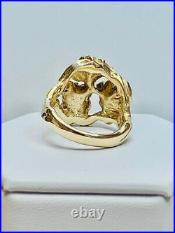 Rare Vintage James Avery 14k Yellow Gold Ring Dogwood Flower Produced 1977-1999