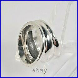 Retired HTF James Avery Sterling Silver 925 Wide Triple Dome Band Ring sz 5