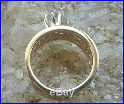 Retired James Avery 14K Diamond Wedding Band Ring Size 5.5