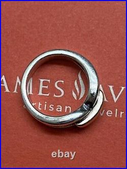 Retired James Avery 14K Gold & Sterling Silver Enduring Bond Ring Approx Sz 5.5