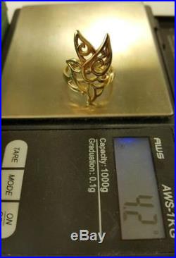 Retired James Avery 14k Open Dove Ring size 7 lowest Price on ebay