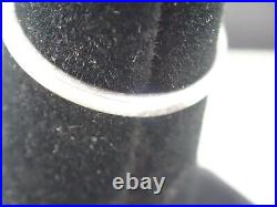 Retired James Avery 925 Sterling Silver Long Scroll Ring Size 7.5
