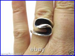 Retired James Avery Abstract Modern Dimensional Ring Sterling Silver PRETTY