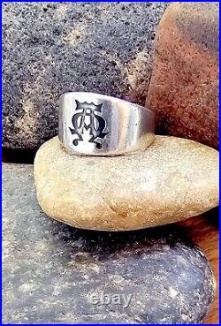 Retired James Avery Alpha Omega Ring Size 10