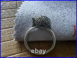 Retired James Avery Armadillo Stacking Ring Size 6.5 very cute