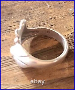 Retired James Avery Bird Wrap Ring Rare Piece, So Pretty! Sz 6 Fits