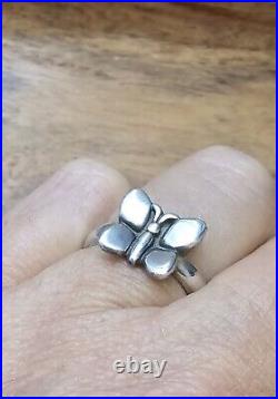 Retired James Avery Butterfly Ring Size 7