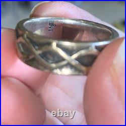 Retired James Avery Crown Of Thorns Unisex Band Ring Size 8