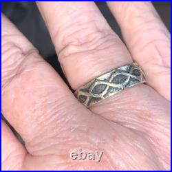 Retired James Avery Crown Of Thorns Unisex Band Ring Size 8