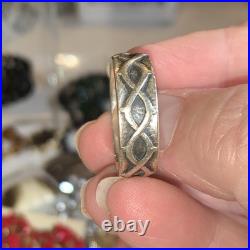 Retired James Avery Crown Of Thorns Unisex Band Ring Size 8