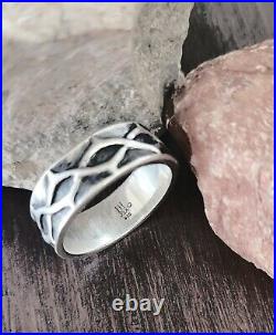 Retired James Avery Crown of Thorns Band Ring Size 7.5