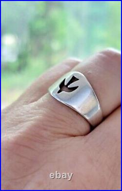 Retired James Avery Descending Dove Cut Out Ring Size 10