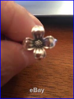 Retired James Avery Dogwood Ring Size 9.5 Currently Trending $113