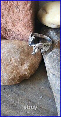Retired James Avery Double Horse Head Ring Size 6.5