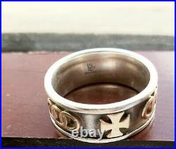 Retired James Avery Eternity Cross Unity Rings Band Size 9