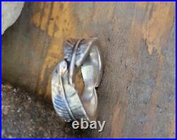 Retired James Avery Feather Ring Size 10 Sterling Silver