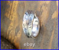 Retired James Avery Feather Ring Size 10 Sterling Silver