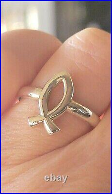 Retired James Avery Fish Ring Size 8.5 Beautiful Piece