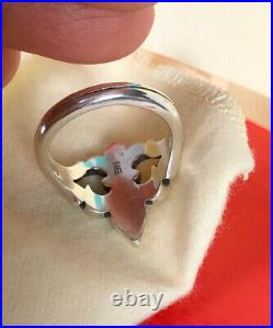 Retired James Avery Fleur De Lis Ring Size 7.5 Neat Ring