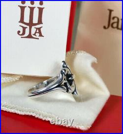 Retired James Avery Fleur De Lis Ring Size 7.5 Neat Ring