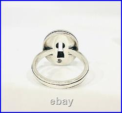 Retired James Avery Journey Keyhole Bronze and Silver Ring Size 7.5! WithJA Box