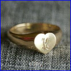 Retired James Avery LOVE HEART Ring 14k Gold Size 6.25