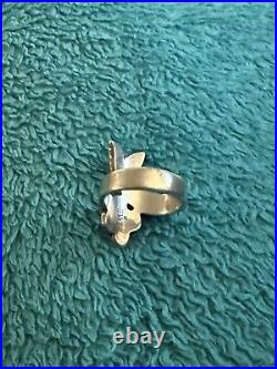 Retired James Avery La Paloma Long Wrap Bird Ring